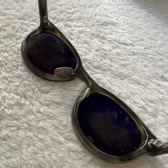 GUCCI Acetate Round Metal Sunglasses GG0071S Gray & Green - Picture 12 of 14